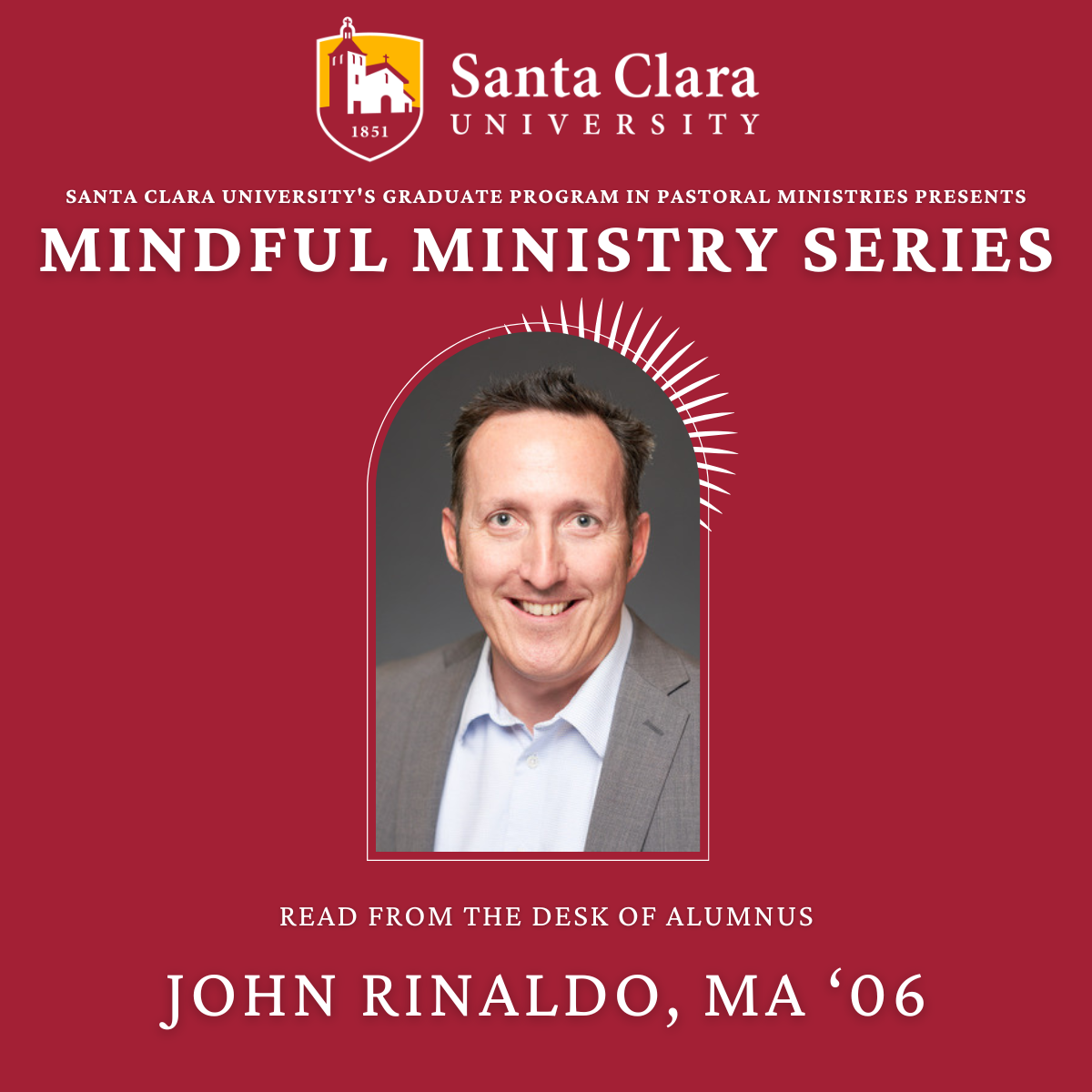 From the desk of alumni John Rinaldo image link to story